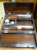 Fine quality writing box (in need of restoration)