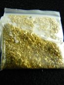 CLOGAU WELSH GOLD FLAKES & DUST, 16.26 grms