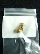 A RARE CLOGAU WELSH GOLD SINGLE NUGGET, 3.01 grms