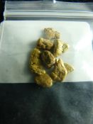 EIGHT CLOGAU WELSH GOLD NUGGETS, 5.05 grms