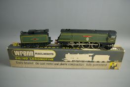 MODEL RAILWAY - Wrenn W2265 'Winston Churchill' BR green, boxed with packing rings, instruction