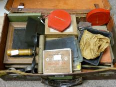Vintage case of Kodak and other photographic equipment