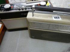 Vintage Roberts radio and an ITT Polo vintage radio