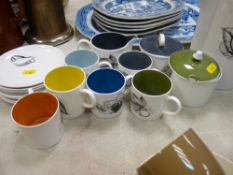 Harlequin set of Susie Cooper coffeeware