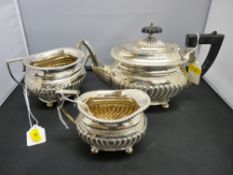 Three piece EP bachelor teaset