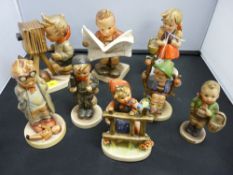 Collection of Hummel figurines
