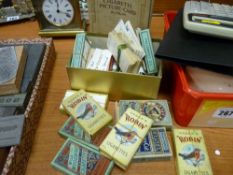 Wills cigarette picture card album with contents and a quantity of cigarette cards in packets -