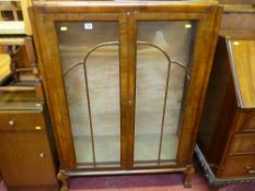 Vintage two door china display cabinet