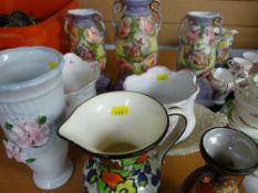 Selection of pottery vases, planters and jugs