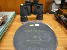 A -N Type 1 star identifier in a wallet and a pair of 7x50 vintage binoculars