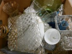 Selection of vintage glassware