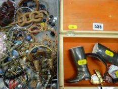 Quantity of costume jewellery and other collectables