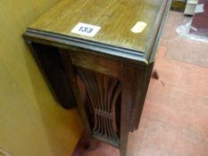Sutherland table with lyre style ends