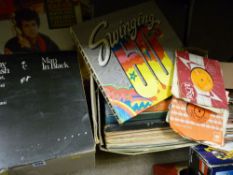 Parcel of seventies and similar era LP, 45 and 78 rpm records