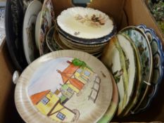 Quantity of decorative wall plates