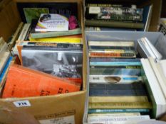 Parcel of books, many referring to rocks and minerals, gemstones, geology and mining