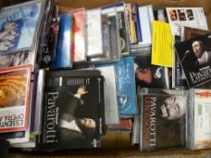 Collection of music CDs, Pavarotti, Elton John, Shirley Bassey etc