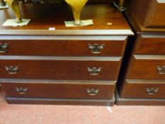 Quantity of wood effect modern bedroom furniture