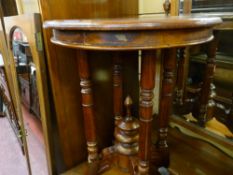 Circular occasional table