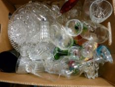 Mixed box of glassware