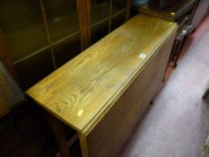 Good sized polished gate leg table