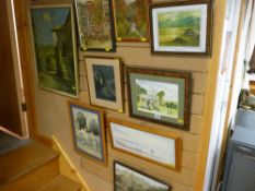 Parcel of mixed paintings and prints