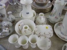 Collection of Wedgwood 'Pink Garland' ornamental china