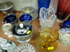 Quantity of glass and electroplate ware