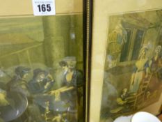 Three framed Cries of London prints