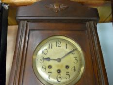 Polished pendulum wall clock