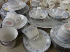 Fifty plus piece Noritake 'Blue Hill' dinner and teaset
