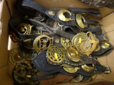 Sixty plus examples of antique and later pierced brasses including single, multiple and double sided