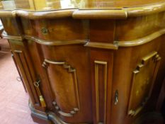 Quantity of Italian style high veneer display furniture