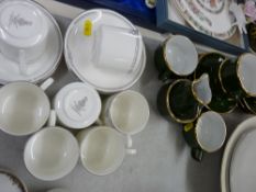 Royal Doulton 'Andante' part teaset and a gilt and green decorated part teaset