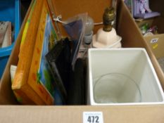 Mixed box of household goods