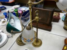 Vintage brass desk lamp and other similar lighting