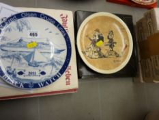 Quantity of mainly boxed decorative wall plates