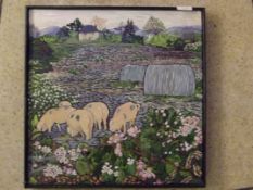 Gill Barron (20th century), oil on board, titled t