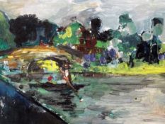 James Lawrence Isherwood (1917-1989), oil on board