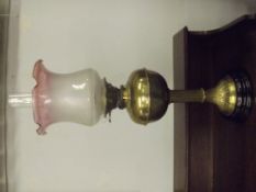 Victorian oil lamp