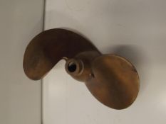 Bronze two blade propeller 26cm