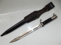 German World War II dress bayonet, the ricasso mar