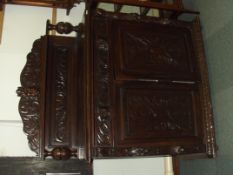19th century oak Jacobean revival sideboard, shape