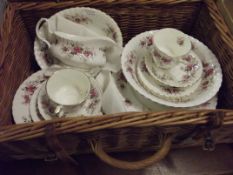 Royal Albert Part Dinner Service to include Basket