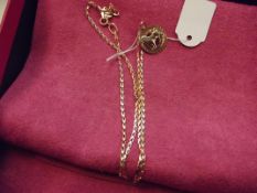 14ct Gold Chain with Pendant