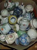 Assorted ginger jars and temple jars