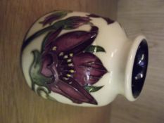 Moorcroft Vase Pulsatilla