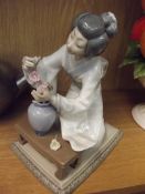 Lladro Geisha Girl