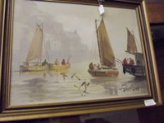 Oil on canvas signed Terry Burke