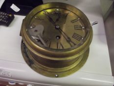Brass Ships Clock